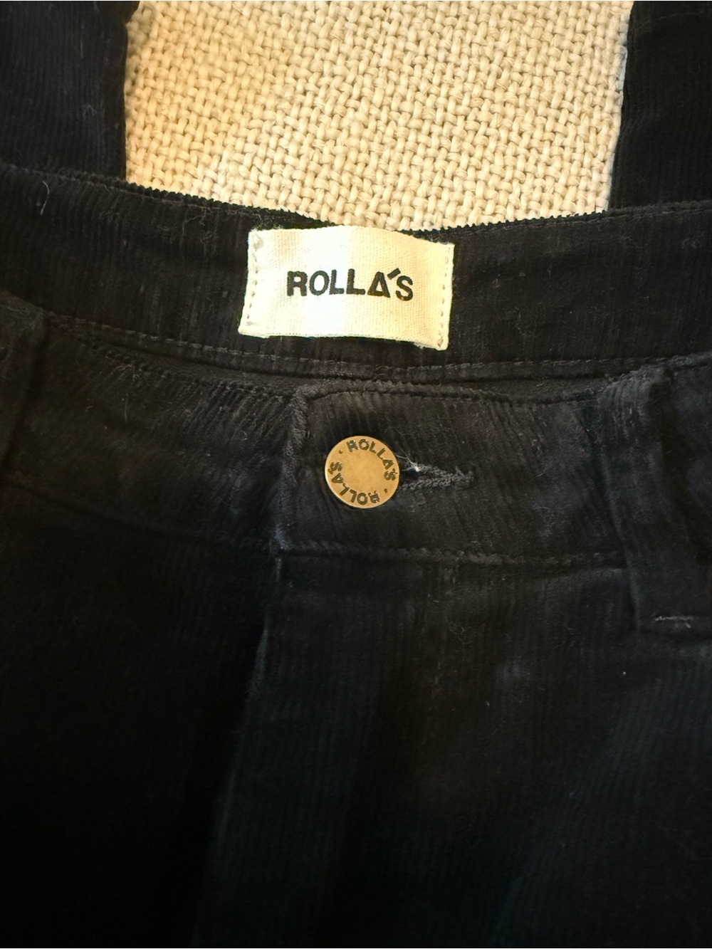 ROLLA'S Black Corduroy Women’s Pants